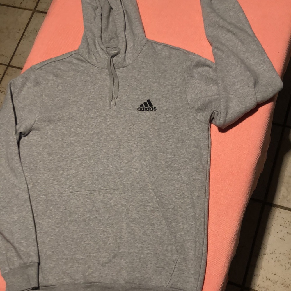 ⬇️⭐️ adidas Men’s Athletic Drawstring Hooded Sweatshirt - Picture 5 of 9
